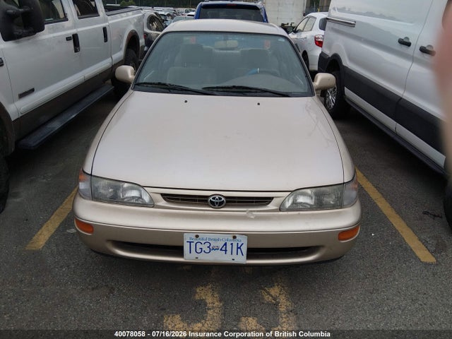Aukcja sprzedaży 1996 Toyota Corolla Dx, vin: 2T1BB02E1TC162225, numer aukcji: 40078058