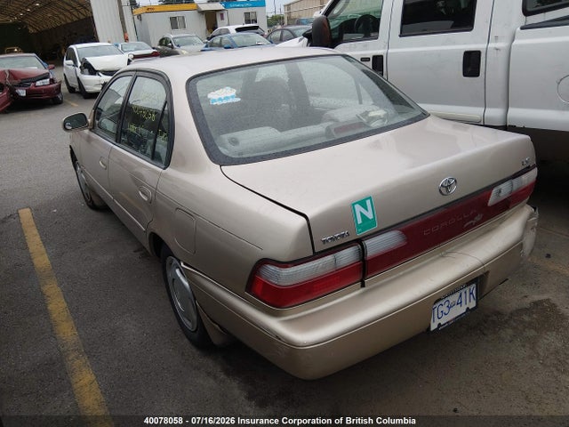 Aukcja sprzedaży 1996 Toyota Corolla Dx, vin: 2T1BB02E1TC162225, numer aukcji: 40078058