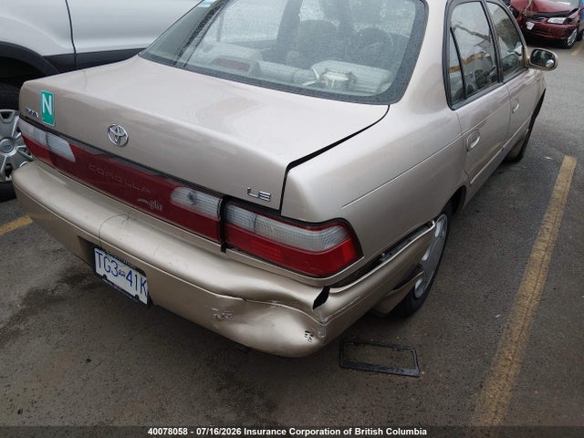 Aukcja sprzedaży 1996 Toyota Corolla Dx, vin: 2T1BB02E1TC162225, numer aukcji: 40078058