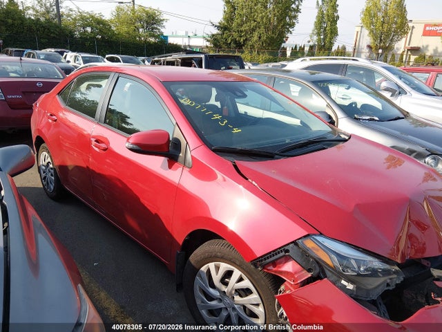 40078305 :رقم المزاد ، 2T1BURHE3HC890609 vin ، 2017 Toyota Corolla L/le/xle/se/xse مزاد بيع