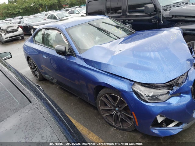 2023 Bmw 230xi მანქანა იყიდება აუქციონზე, vin: 3MW33CM00P8C85389, აუქციონის ნომერი: 40078806