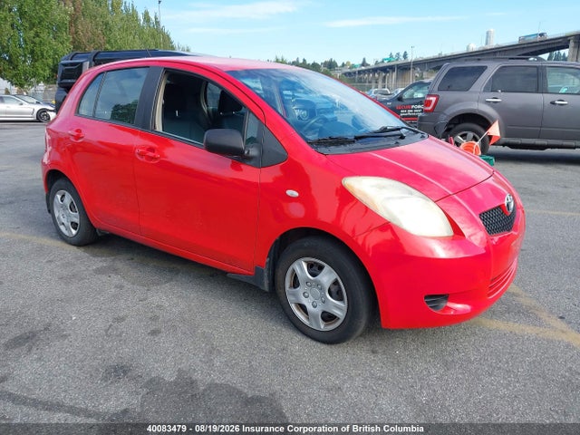 Aukcja sprzedaży 2007 Toyota Yaris, vin: JTDKT923975109601, numer aukcji: 40083479
