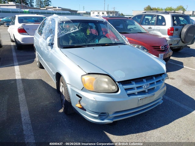 2005 Hyundai Accent Gt მანქანა იყიდება აუქციონზე, vin: KMHCG55C15U254403, აუქციონის ნომერი: 40080437