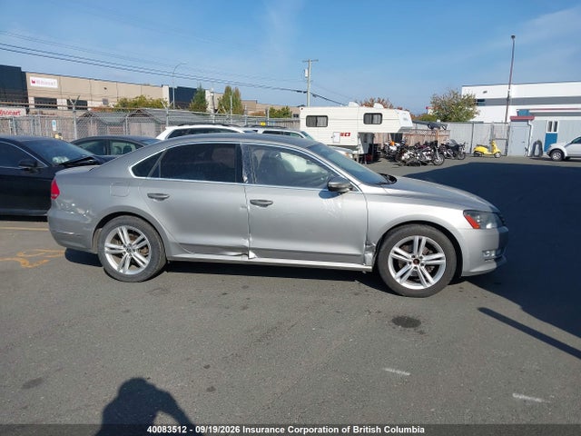 40083512 :رقم المزاد ، 1VWCN7A30CC010964 vin ، 2012 Volkswagen Passat Sel مزاد بيع