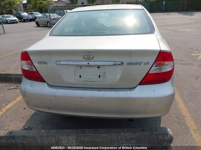 2002 Toyota Camry მანქანა იყიდება აუქციონზე, vin: JTDBE32K520018362, აუქციონის ნომერი: 40083523