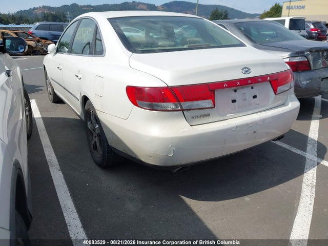 Продажа на аукционе авто 2006 Hyundai Azera, vin: KMHFC46F96A089022, номер лота: 40083529