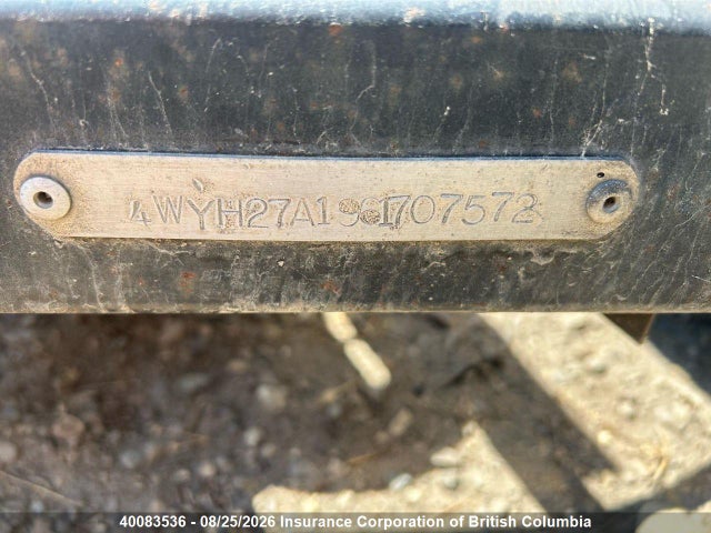 40083536 :رقم المزاد ، 4WYH27A1961707572 vin ، 2006 R-vision Trail-lite Bantam مزاد بيع