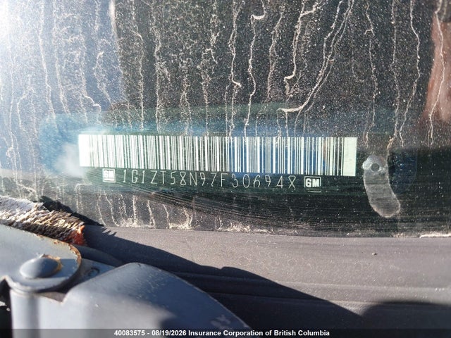 40083575 :رقم المزاد ، 1G1ZT58N97F306948 vin ، 2007 Chevrolet Malibu Lt مزاد بيع