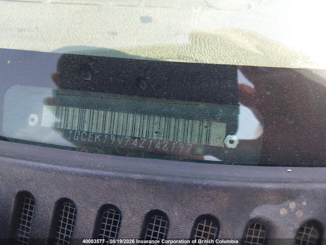 40083577 :رقم المزاد ، 1GCEK19V74Z148197 vin ، 2004 Chevrolet Silverado K1500 مزاد بيع