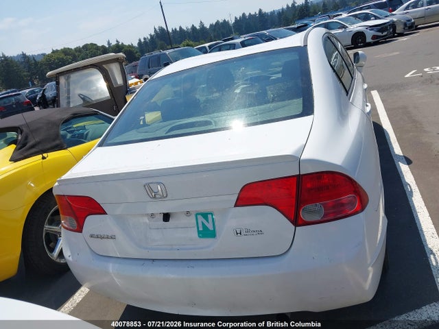 Продаж на аукціоні авто 2008 Honda Civic Lx, vin: 2HGFA16568H119258, номер лоту: 40078853