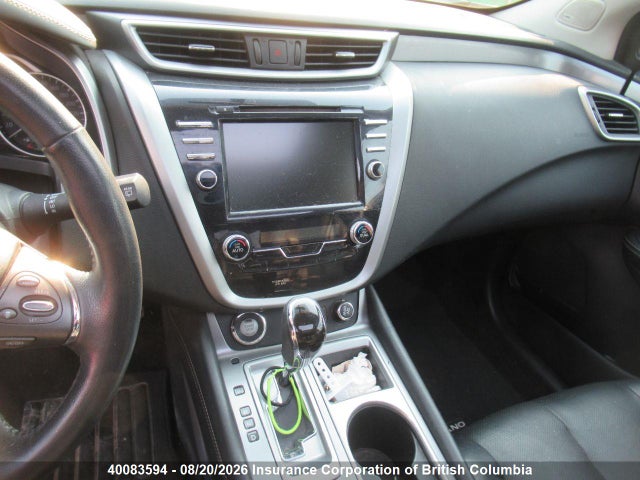 40083594 :رقم المزاد ، 5N1AZ2MS9KN124500 vin ، 2019 Nissan Murano S/sl/sv/platinum مزاد بيع