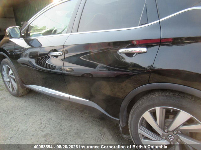 40083594 :رقم المزاد ، 5N1AZ2MS9KN124500 vin ، 2019 Nissan Murano S/sl/sv/platinum مزاد بيع