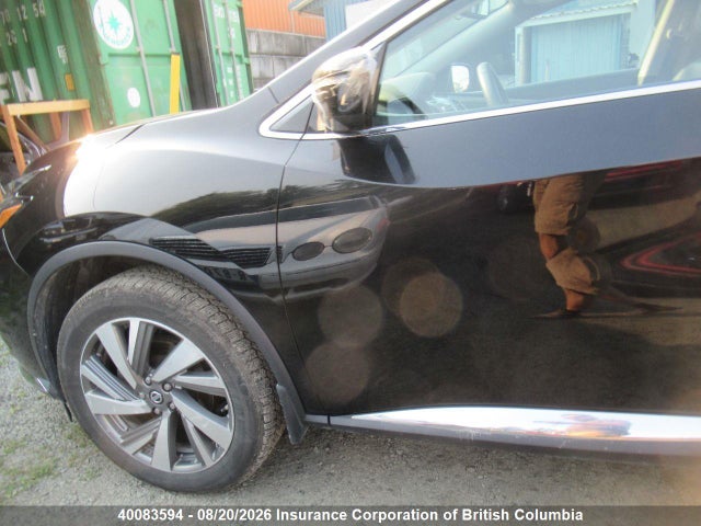 40083594 :رقم المزاد ، 5N1AZ2MS9KN124500 vin ، 2019 Nissan Murano S/sl/sv/platinum مزاد بيع