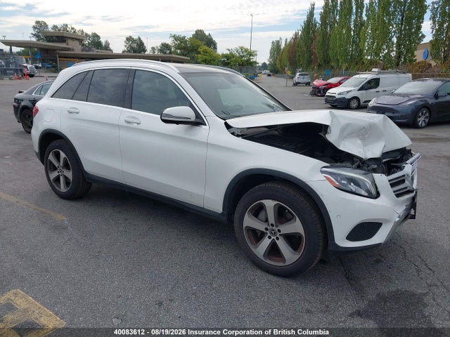 2018 Mercedes-benz Glc 300 4matic მანქანა იყიდება აუქციონზე, vin: WDC0G4KBXJV081931, აუქციონის ნომერი: 40083612
