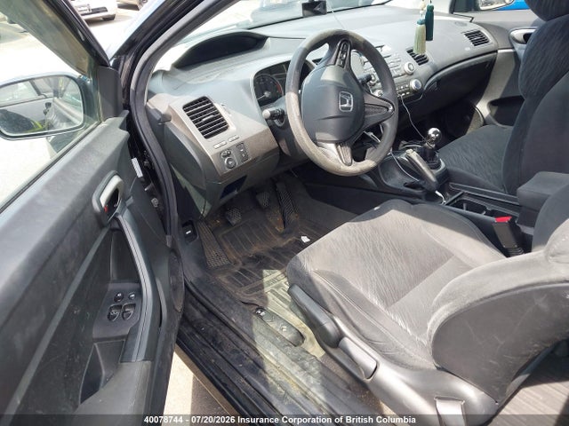40078744 :رقم المزاد ، 2HGFG11617H001809 vin ، 2007 Honda Civic Lx مزاد بيع
