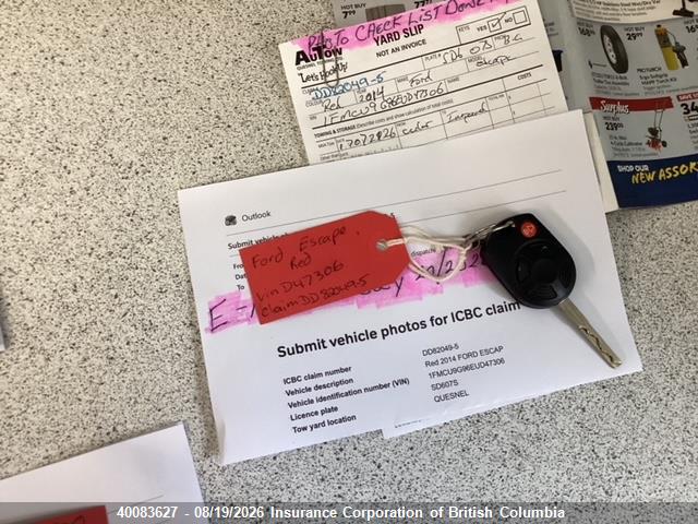 Ford ESCAPE SE 2014 1FMCU9G96EUD47306 Image 16