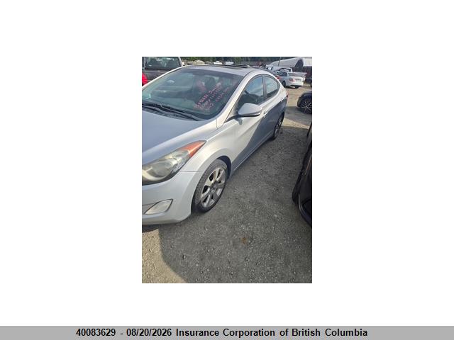 Продаж на аукціоні авто 2011 Hyundai Elantra Gls/limited, vin: 5NPDH4AE8BH027383, номер лоту: 40083629
