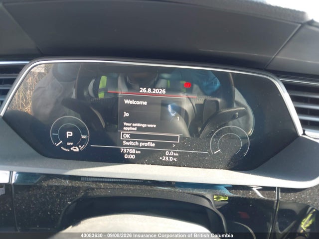40083630 :رقم المزاد ، WA1VAAGE2KB011156 vin ، 2019 Audi E-tron Prestige مزاد بيع