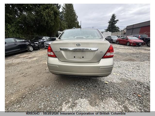 Продажа на аукционе авто 2007 Nissan Versa, vin: 3N1BC11E07L401628, номер лота: 40083643