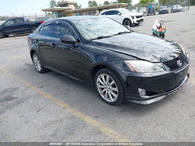 Aukcja sprzedaży 2007 Lexus Is 250, vin: JTHCK262872016181, numer aukcji: 40083667