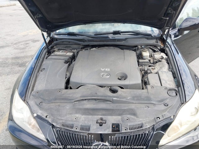 Aukcja sprzedaży 2007 Lexus Is 250, vin: JTHCK262872016181, numer aukcji: 40083667