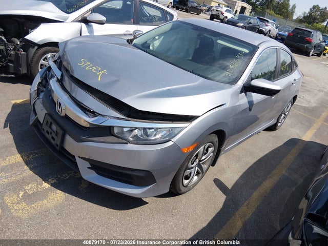 Honda Civic Lx 2018 2HGFC2F56JH030859 Image 2