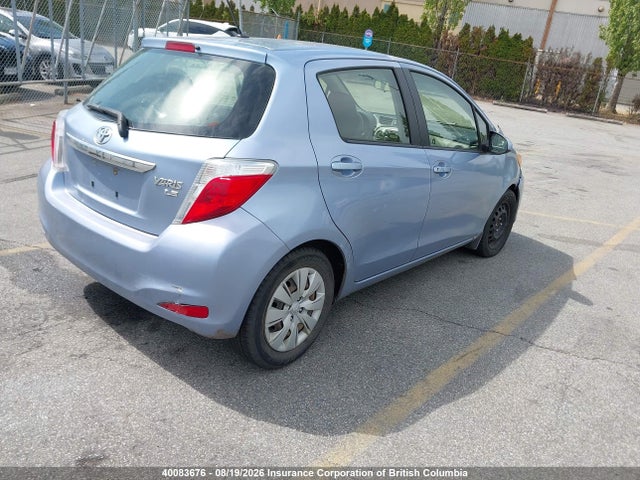 2013 Toyota Yaris მანქანა იყიდება აუქციონზე, vin: JTDKTUD3XDD545150, აუქციონის ნომერი: 40083676