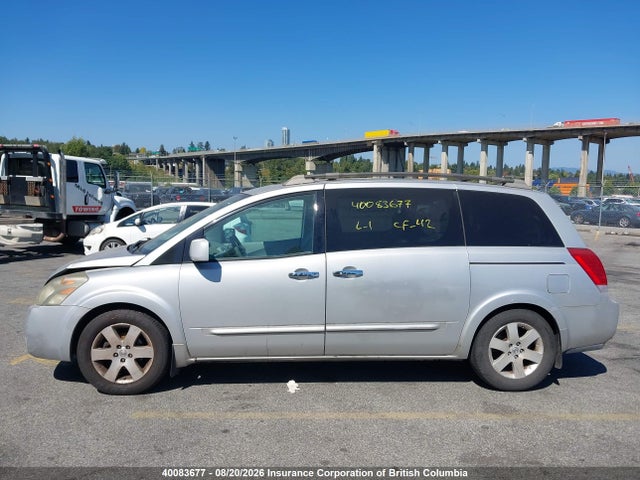 40083677 :رقم المزاد ، 5N1BV28U45N136134 vin ، 2005 Nissan Quest مزاد بيع