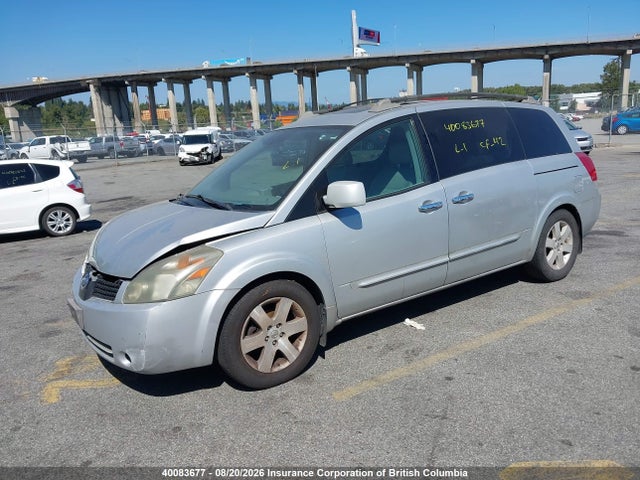 40083677 :رقم المزاد ، 5N1BV28U45N136134 vin ، 2005 Nissan Quest مزاد بيع