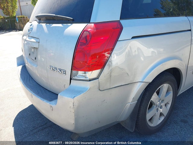 40083677 :رقم المزاد ، 5N1BV28U45N136134 vin ، 2005 Nissan Quest مزاد بيع