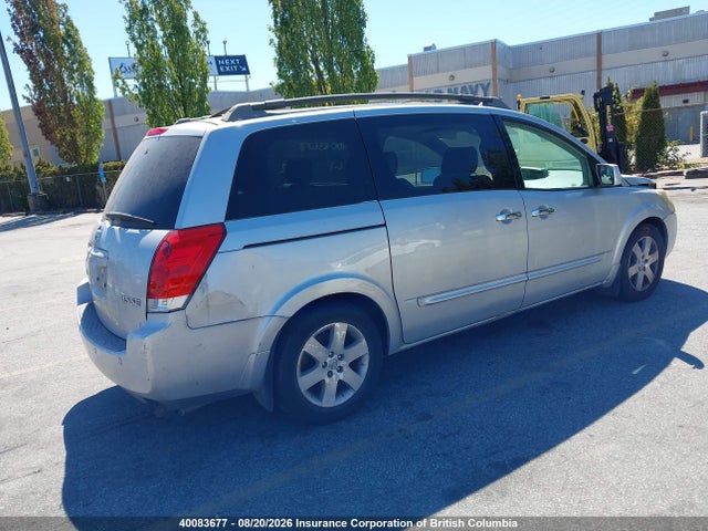 40083677 :رقم المزاد ، 5N1BV28U45N136134 vin ، 2005 Nissan Quest مزاد بيع