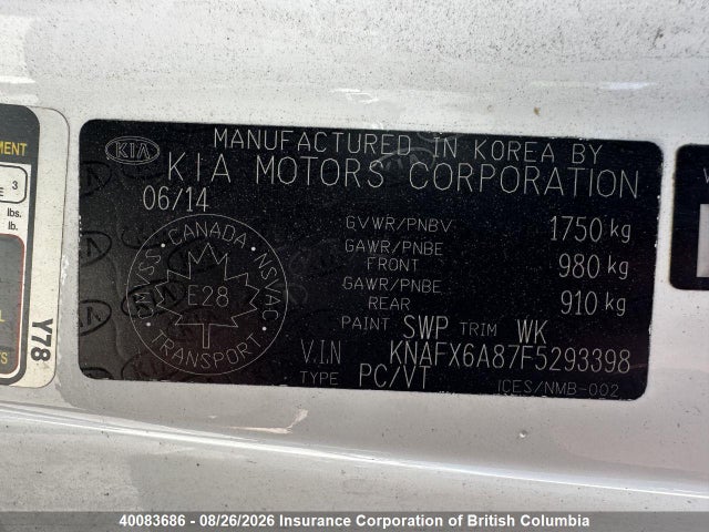 KIA Forte 2015 KNAFX6A87F5293398 Image 24