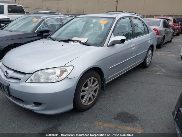 40080301 :رقم المزاد ، 2HGES16685H000382 vin ، 2005 Honda Civic Lx مزاد بيع