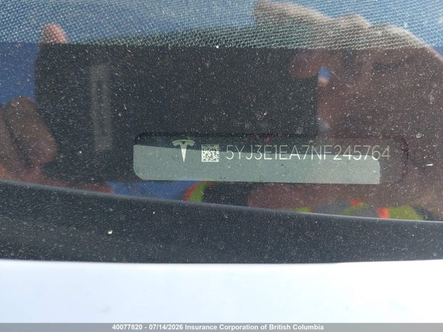 Tesla MODEL 3 2022 5YJ3E1EA7NF245764 Image 19