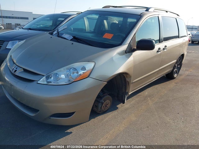 2006 Toyota Sienna Ce მანქანა იყიდება აუქციონზე, vin: 5TDBA29C16S060812, აუქციონის ნომერი: 40078924