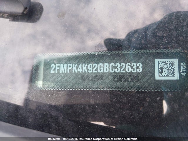 Продаж на аукціоні авто 2016 Ford Edge, vin: 2FMPK4K92GBC32633, номер лоту: 40083705