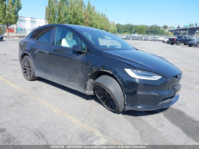 2022 Tesla Model X Awd/standard Range მანქანა იყიდება აუქციონზე, vin: 7SAXCBE63NF353147, აუქციონის ნომერი: 40083709