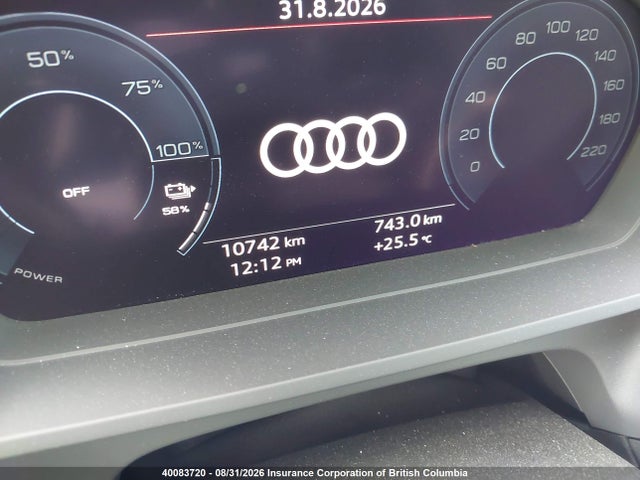 2025 Audi Q4 E-tron 55 მანქანა იყიდება აუქციონზე, vin: WA1GUAFZ9SP026387, აუქციონის ნომერი: 40083720