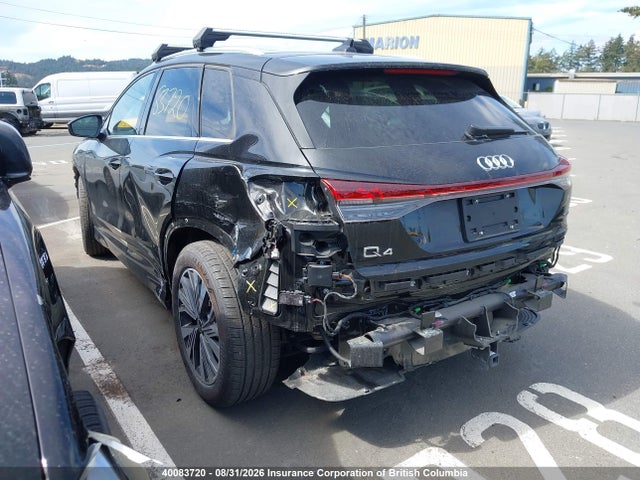 2025 Audi Q4 E-tron 55 მანქანა იყიდება აუქციონზე, vin: WA1GUAFZ9SP026387, აუქციონის ნომერი: 40083720