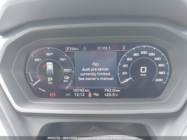 2025 Audi Q4 E-tron 55 მანქანა იყიდება აუქციონზე, vin: WA1GUAFZ9SP026387, აუქციონის ნომერი: 40083720