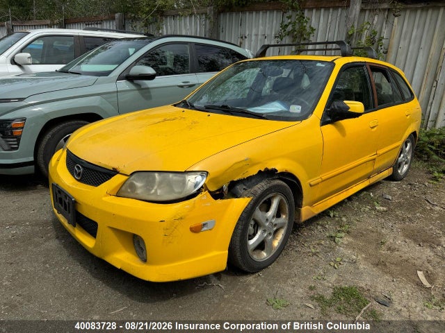 2002 Mazda Protege Pr5 მანქანა იყიდება აუქციონზე, vin: JM1BJ245321607255, აუქციონის ნომერი: 40083728