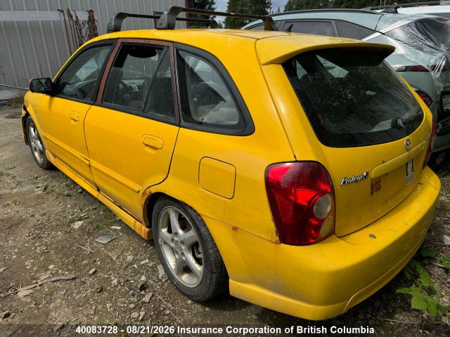 2002 Mazda Protege Pr5 მანქანა იყიდება აუქციონზე, vin: JM1BJ245321607255, აუქციონის ნომერი: 40083728