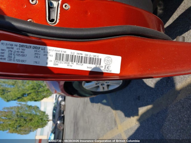 Auction sale of the 2012 Dodge Journey Sxt, vin: 3C4PDCCB1CT345336, lot number: 40083730