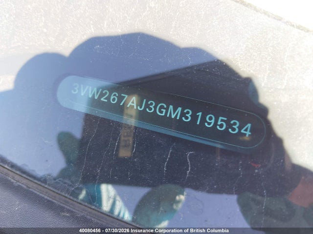 3VW267AJ3GM319534 Volkswagen JETTA S
