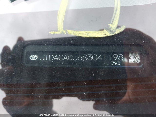 40079045 :رقم المزاد ، JTDACACU6S3041198 vin ، 2025 Toyota Prius Se/xse/xse Premium مزاد بيع