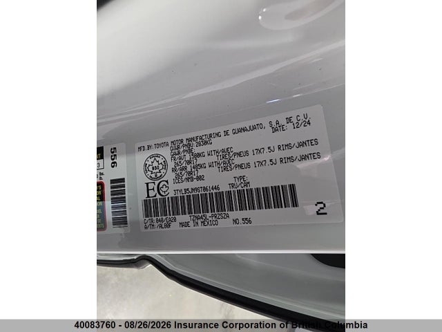 3TYLB5JN9ST061446 Toyota Tacoma