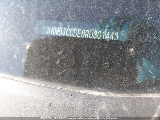 Aukcja sprzedaży 2024 Hyundai Tucson Sel, vin: KM8JCCDE8RU301443, numer aukcji: 40083770