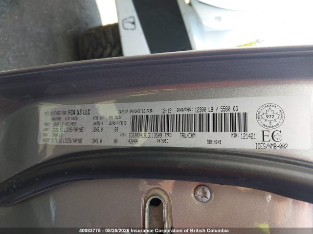 RAM 3500 Big Horn 2020 3C63R3HL6LG113509 Image 9