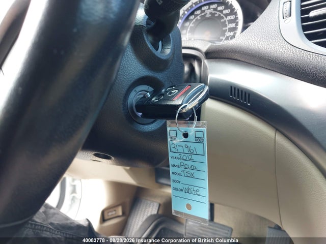 2012 Acura Tsx მანქანა იყიდება აუქციონზე, vin: JH4CU2F50CC802033, აუქციონის ნომერი: 40083778