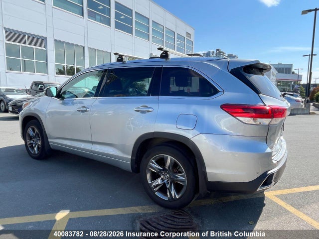 5TDDZRFH9KS721457 Toyota Highlander Limited